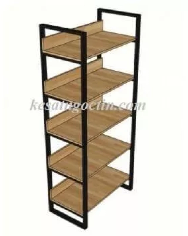 Kệ Gỗ Khung Sắt 08 